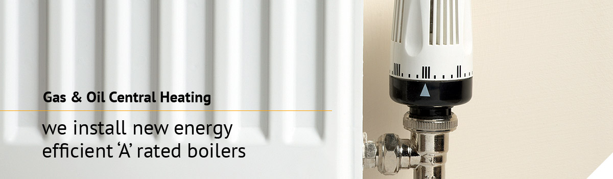 Oil fired outlet central heating